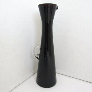 Vintage Hand-Blown Art Glass Small Condiment Pitcher 7-7/8" Inch, Very Nice!